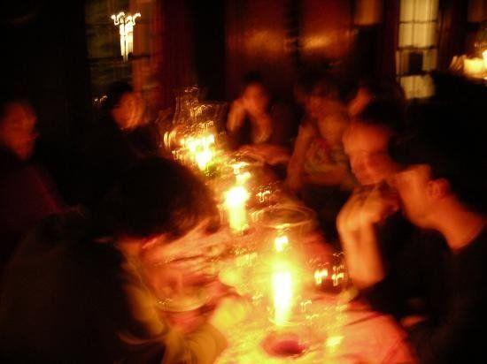 Six members, one table.